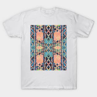 Fijian Tapa Cloth C25 by Hypersphere T-Shirt